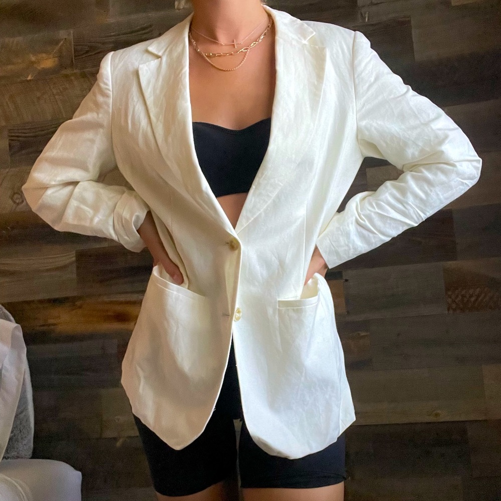 Womens white blazer